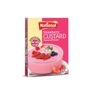 Custard strawberry